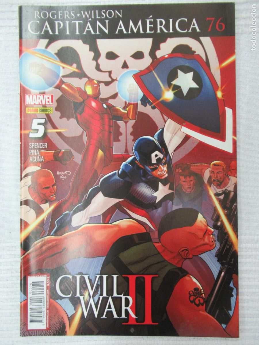 C&oacute;mics: Roger - Wilson Capit&aacute;n Am&eacute;rica n&ordm; 76 - Panini - Foto 1