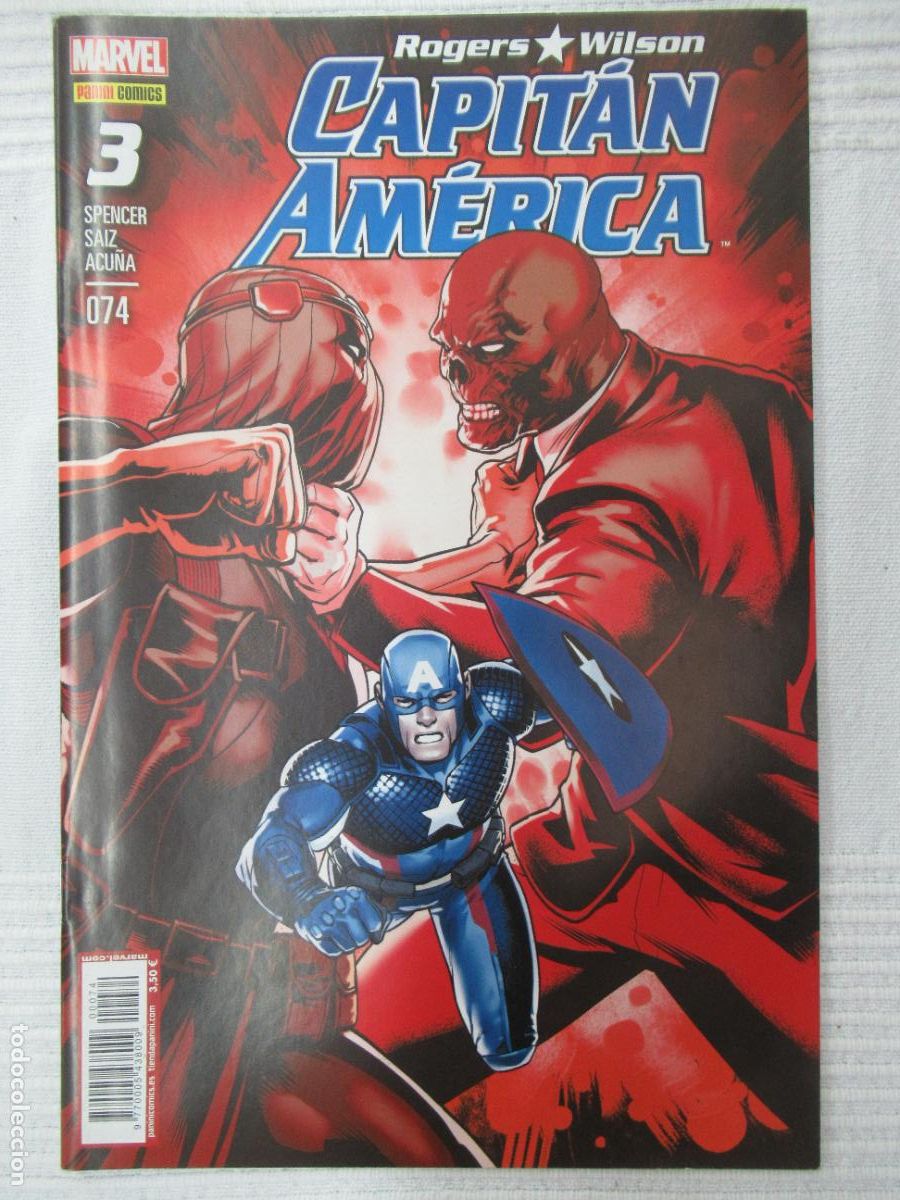 C&oacute;mics: Roger - Wilson Capit&aacute;n Am&eacute;rica n&ordm; 74 - Panini - Foto 1