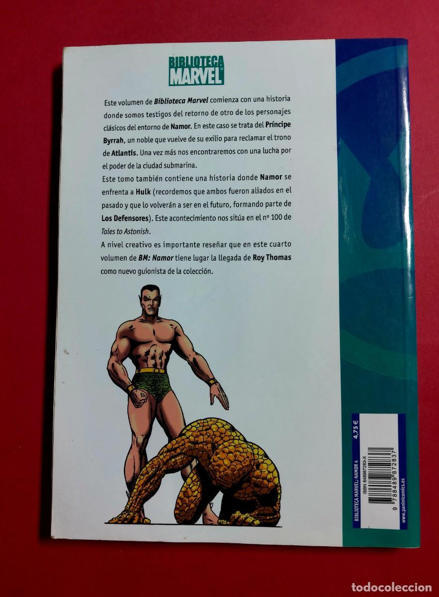 C&oacute;mics: Namor N&ordm; 4 Biblioteca Marvel Ref Caj. - Foto 2