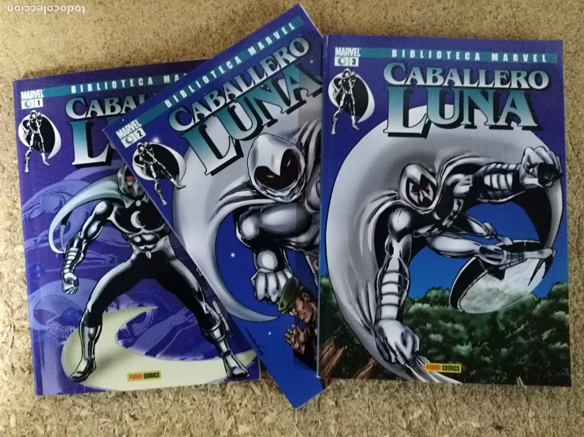 C&oacute;mics: Biblioteca Marvel.Caballero Luna.Completa 3 Tomos.Panini - Foto 1