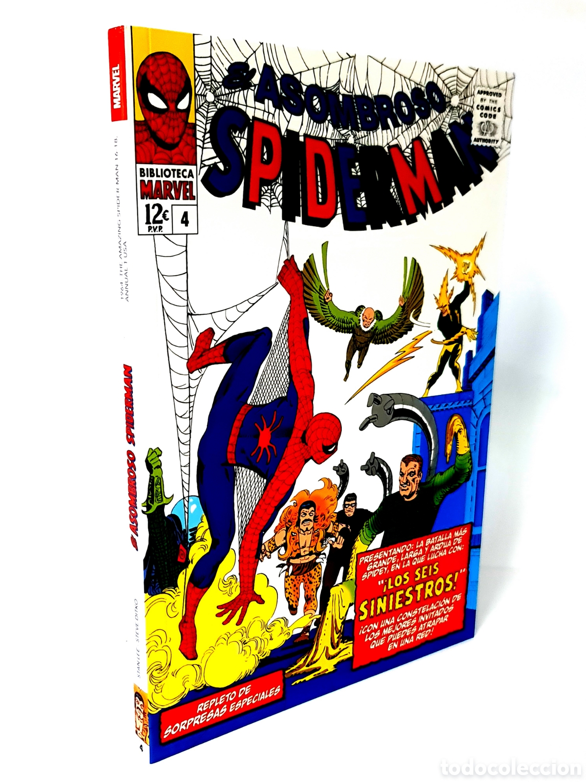 C&oacute;mics: EXCELENTE ESTADO BIBLIOTECA MARVEL 22 SPIDERMAN 4 PANINI COMICS - Foto 1