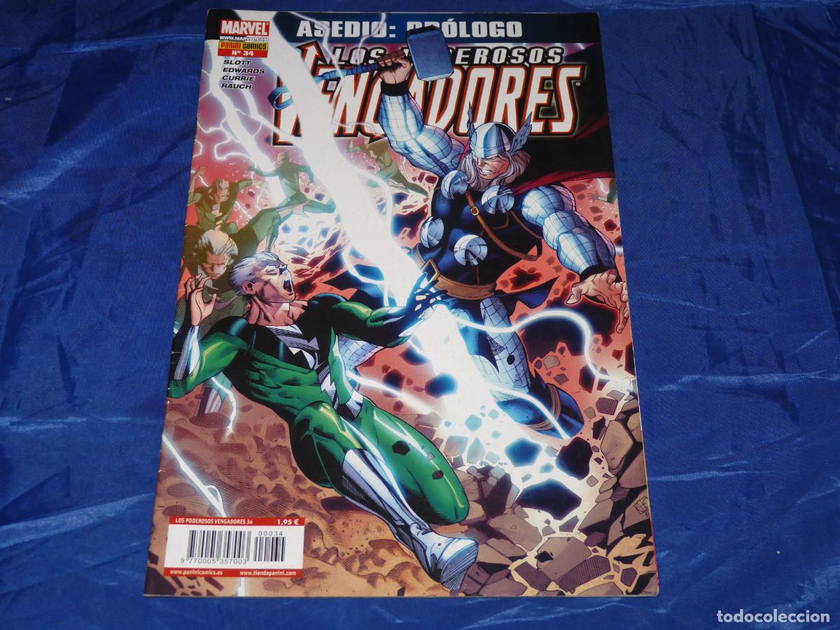 C&oacute;mics: LOS PODEROSOS VENGADORES #34 MUY BUEN ESTADO - Foto 1
