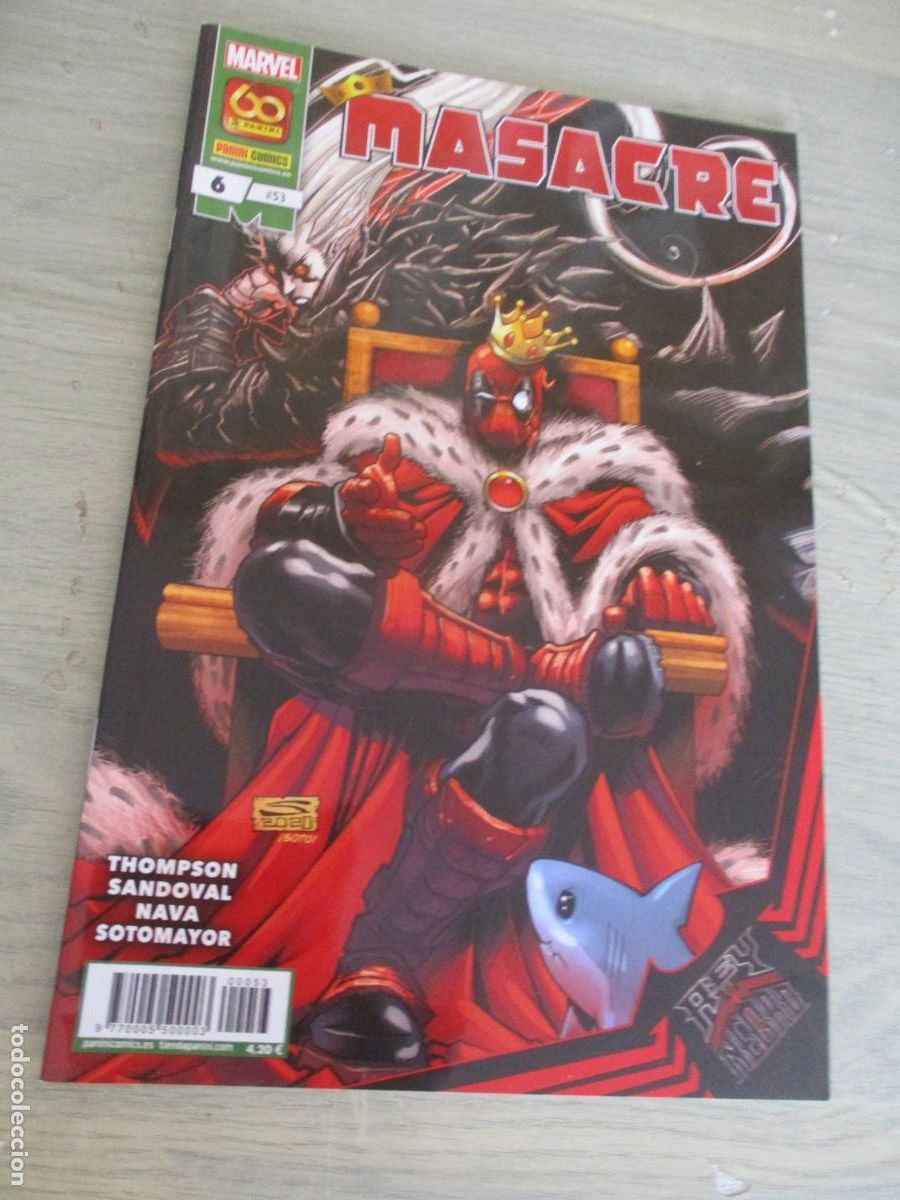 C&oacute;mics: MARVEL, PANINI, 6-N&ordm;. 53- MASACRE - Foto 1