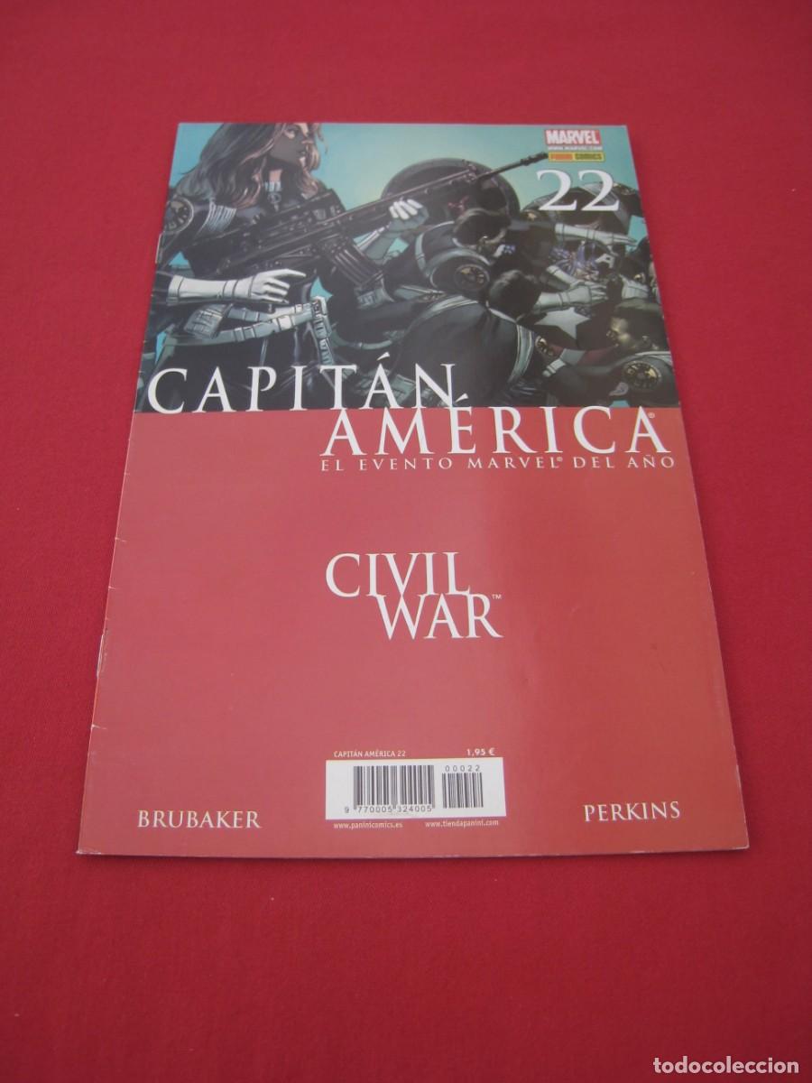 C&oacute;mics: CAPITAN AMERICA - CIVIL WAR - N&ordm; 22 - PANINI. - Foto 1