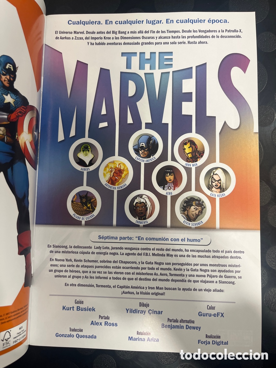 C&oacute;mics: THE MARVELS N.7 S&Eacute;PTIMA PARTE : EN COMUNI&Oacute;N CON EL HUMO ( 2021/&hellip; ) - Foto 3