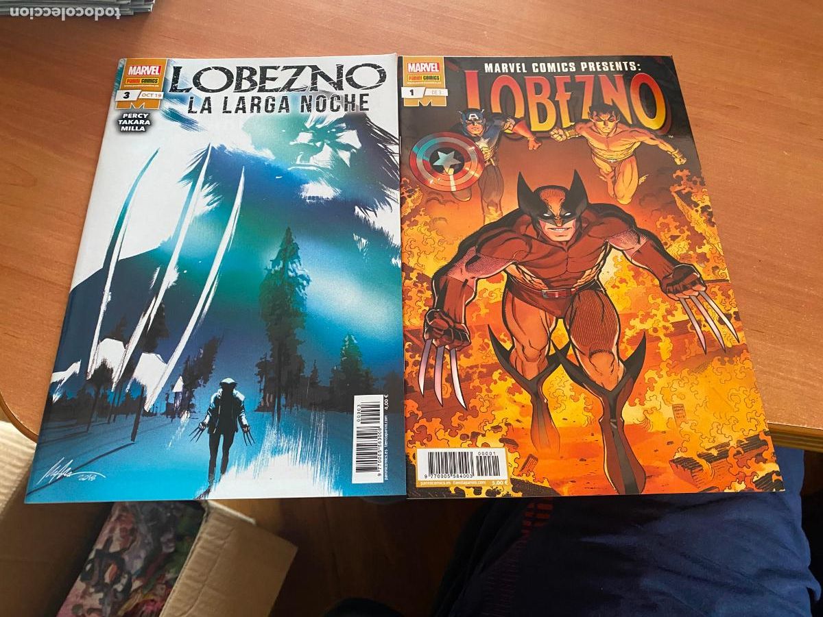 C&oacute;mics: LOBEZNO LOTE N&ordm; 1 Y 3 (PANINI MARVEL) (COB241) - Foto 1