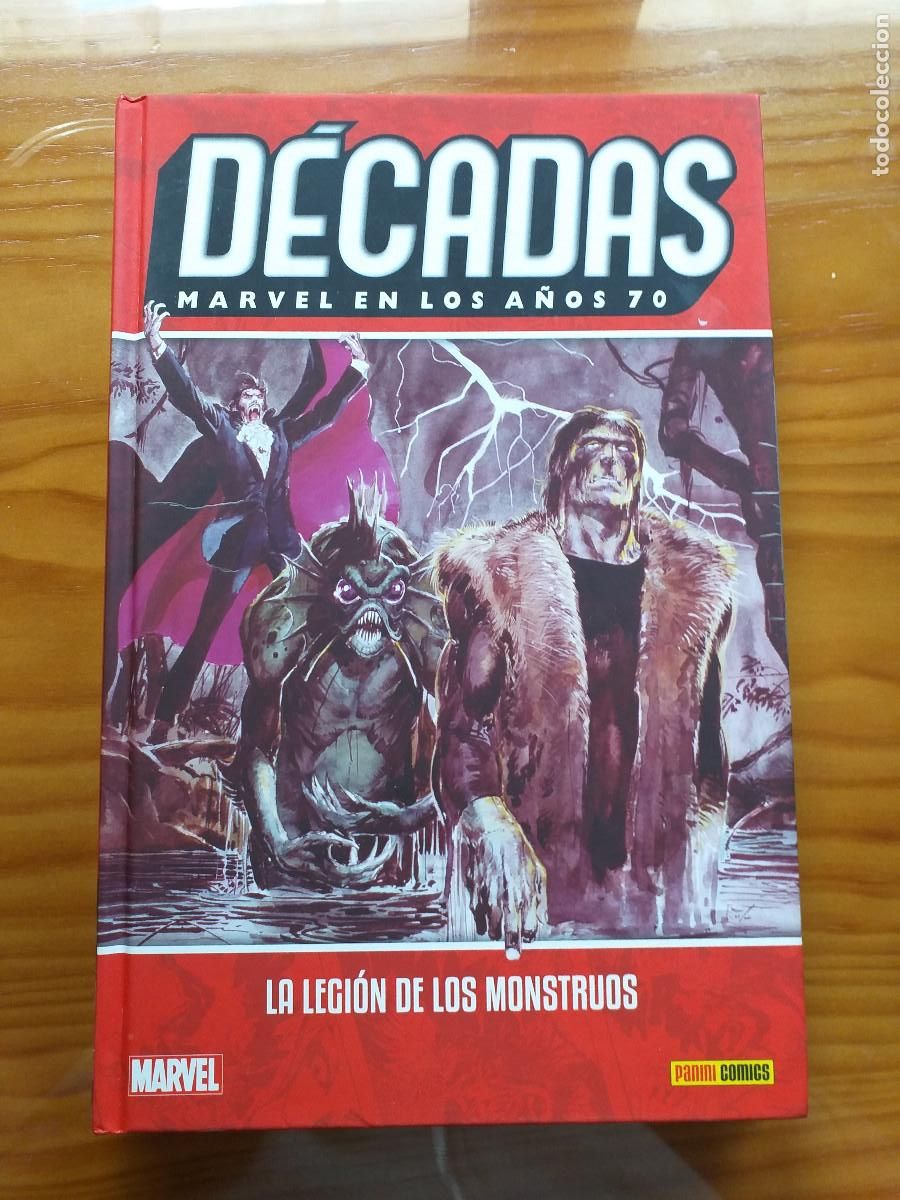 C&oacute;mics: D&Eacute;CADAS - MARVEL EN LOS A&Ntilde;OS 70 - LA LEGI&Oacute;N DE LOS MONSTRUOS - PANINI - Foto 1