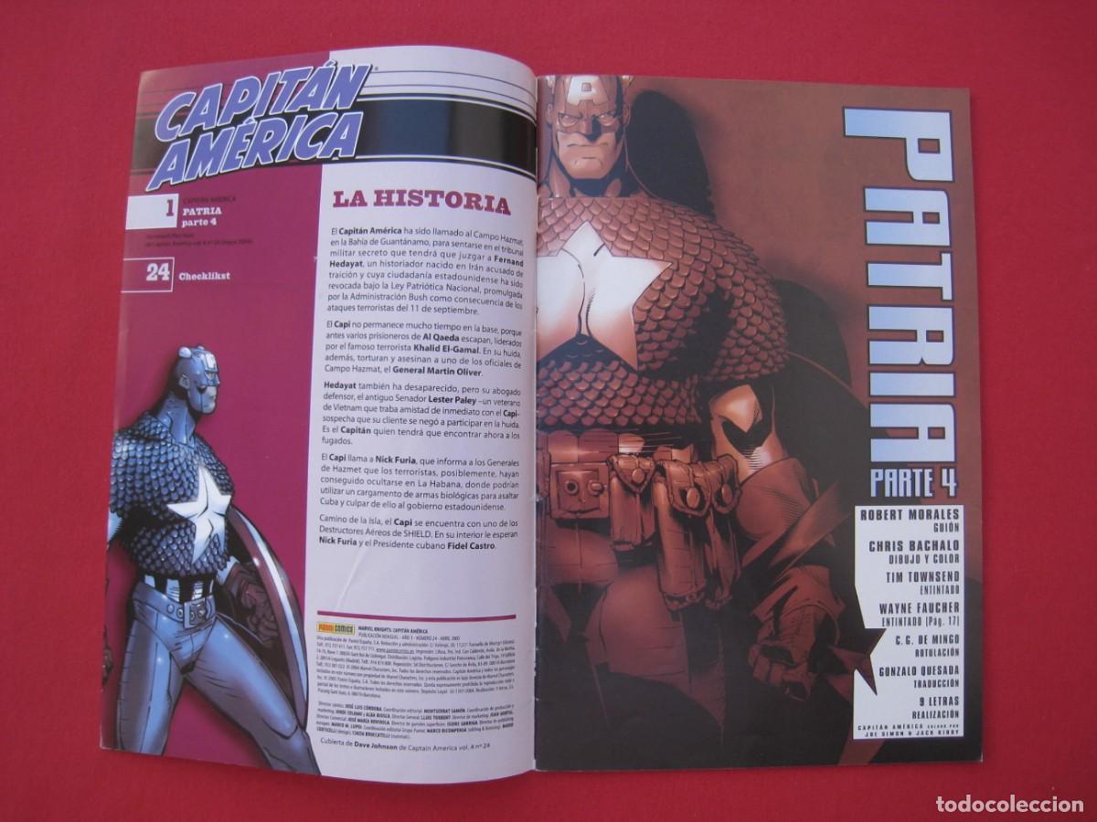 C&oacute;mics: CAPITAN AMERICA - N&ordm; 24 - MARVEL KNIGHTS - PANINI. - Foto 6