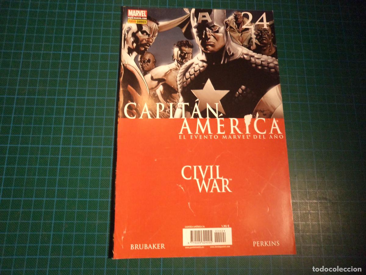 C&oacute;mics: Capitan America. N&ordm; 24. Panini. (Ref. 6-B). - Foto 1