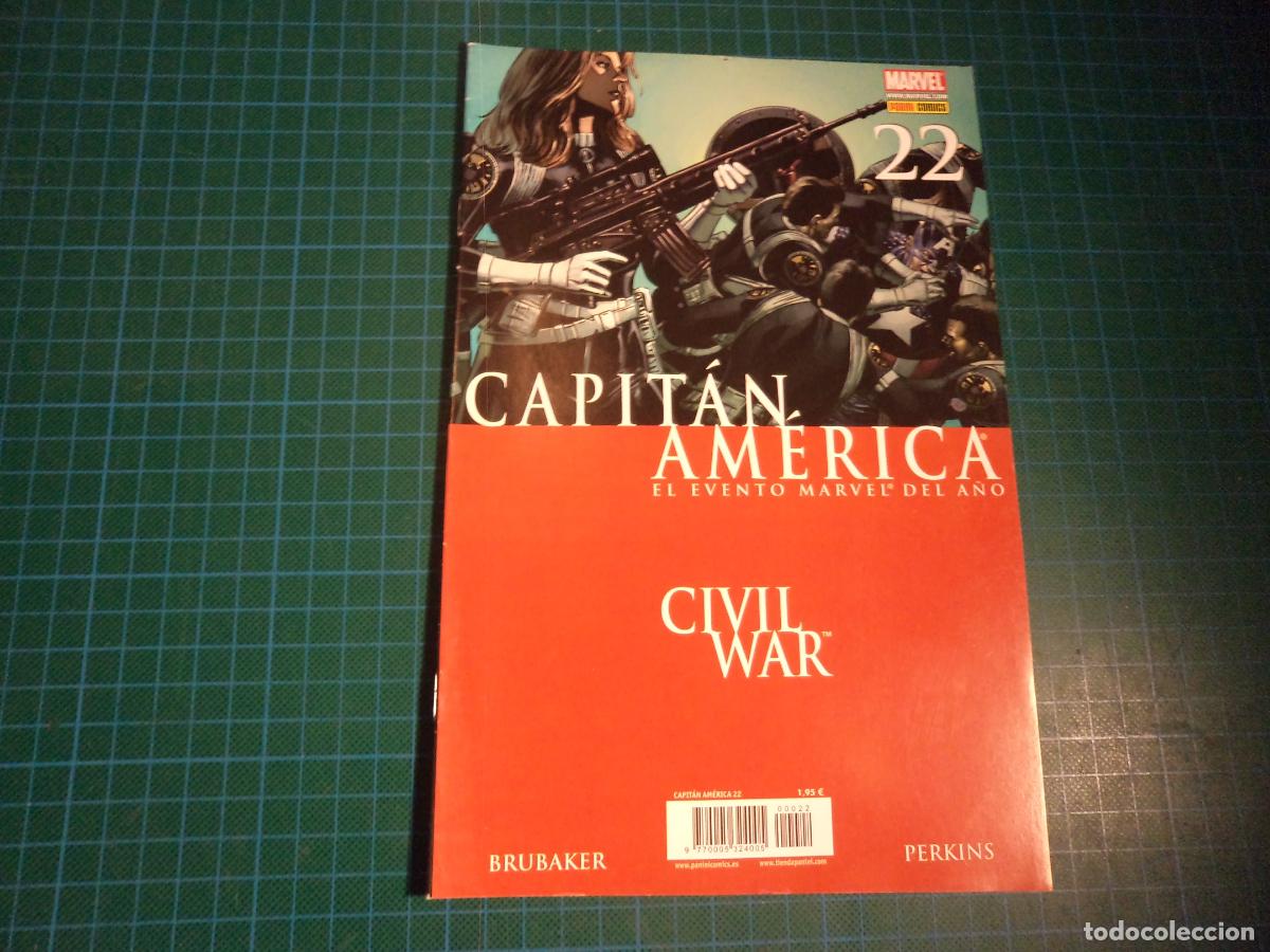 C&oacute;mics: Capitan America. N&ordm; 22. Panini. (Ref. 6-B). - Foto 1