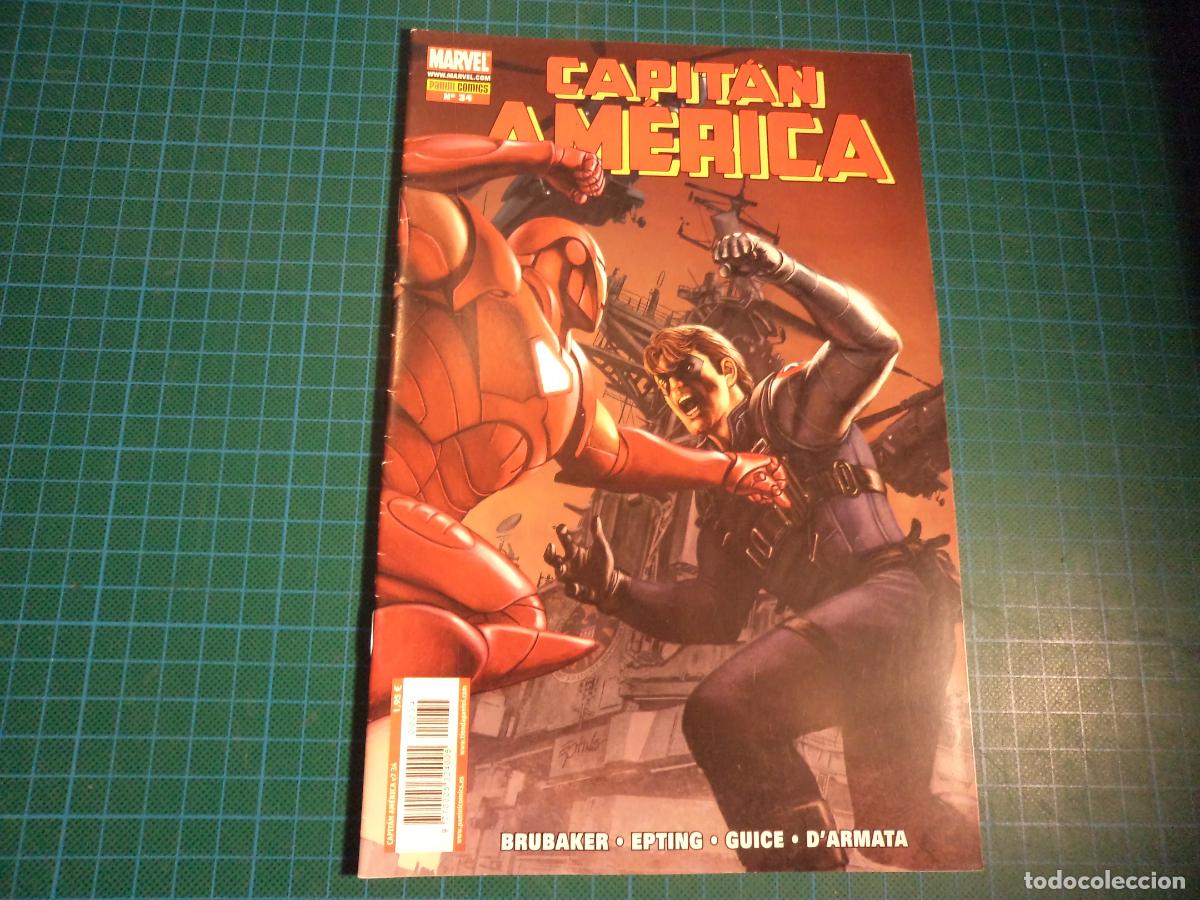 C&oacute;mics: Capitan America. N&ordm; 34. Panini. (Ref. 6-B). - Foto 1