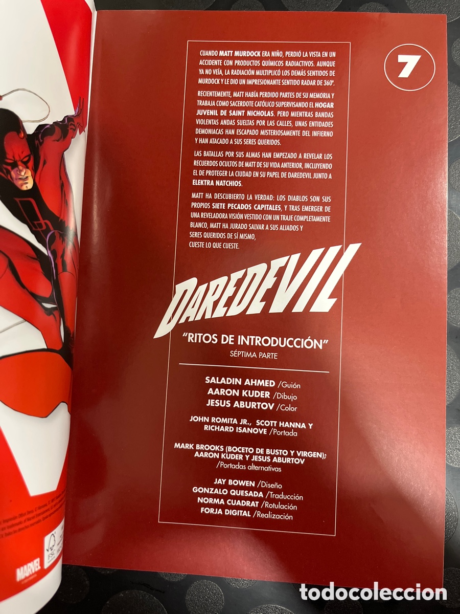 C&oacute;mics: DAREDEVIL N.54 / 7 RITOS DE INTRODUCCI&Oacute;N ( 2019/&hellip; ) - Foto 3