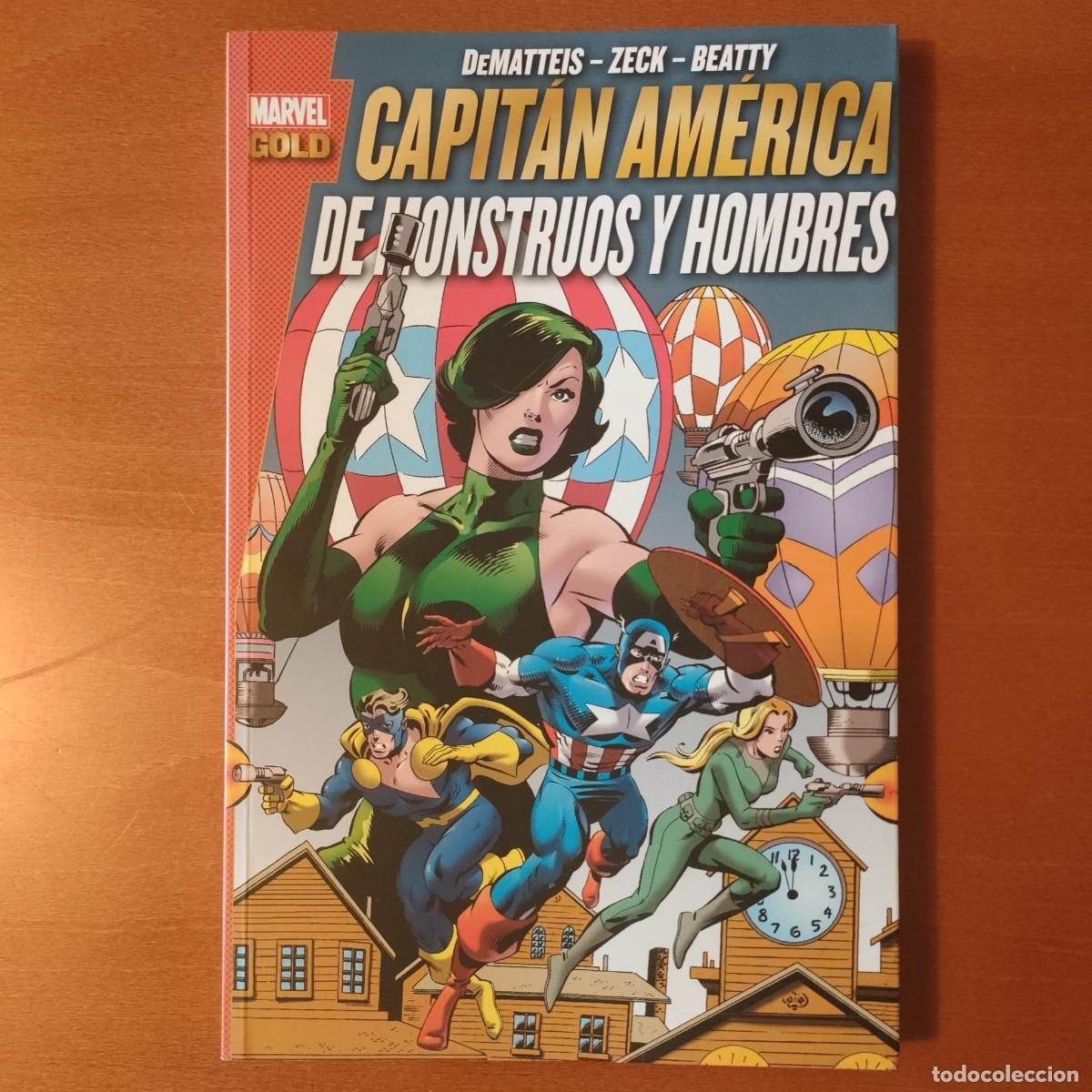 Lote 506929262: Marvel Gold. Capitán América: De monstruos y hombres Panini Comics