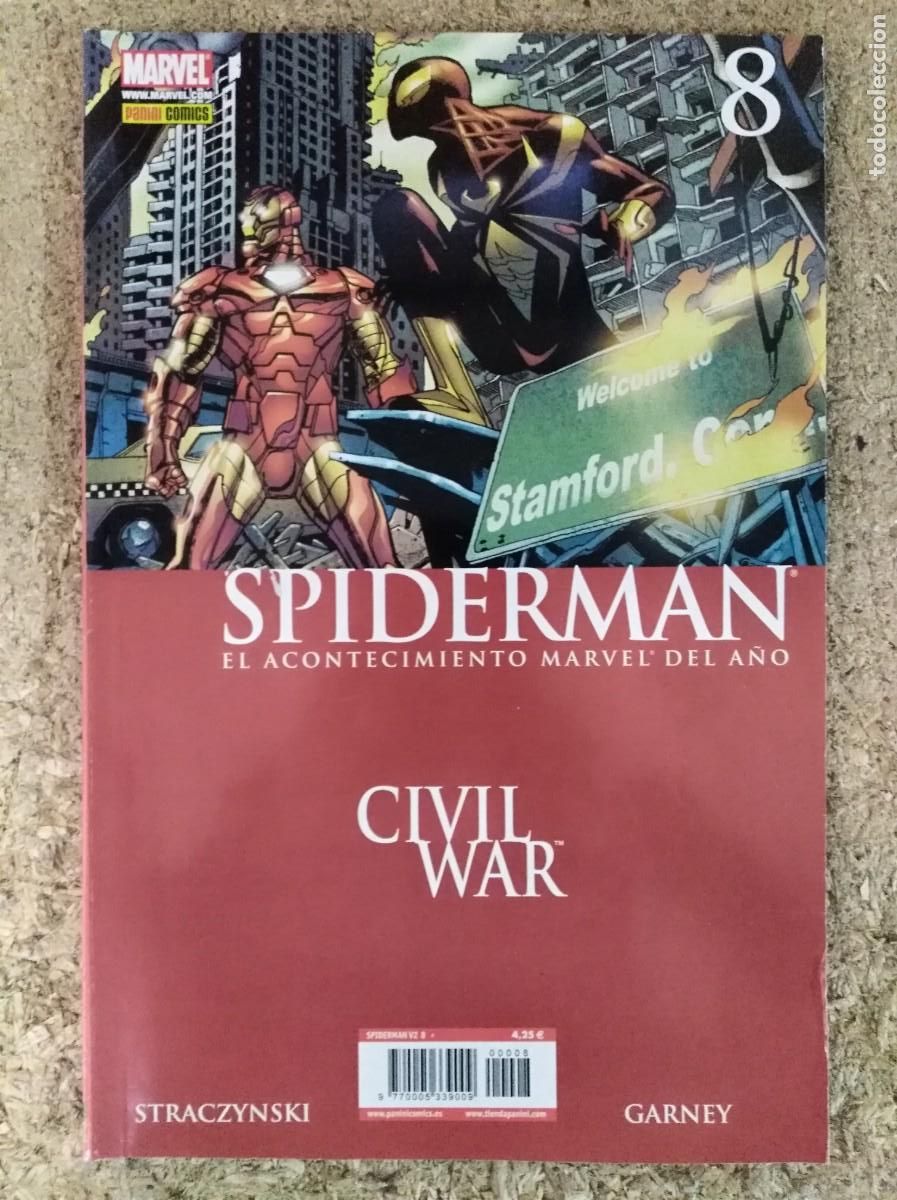C&oacute;mics: El Asombroso Spiderman Vol.7 num.8.Civil War.Marvel.Panini Comics - Foto 1