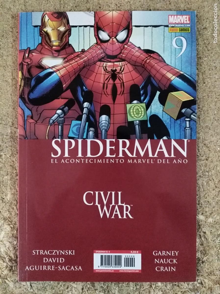 C&oacute;mics: El Asombroso Spiderman Vol.7 num.9.Civil War.Marvel.Panini Comics - Foto 1