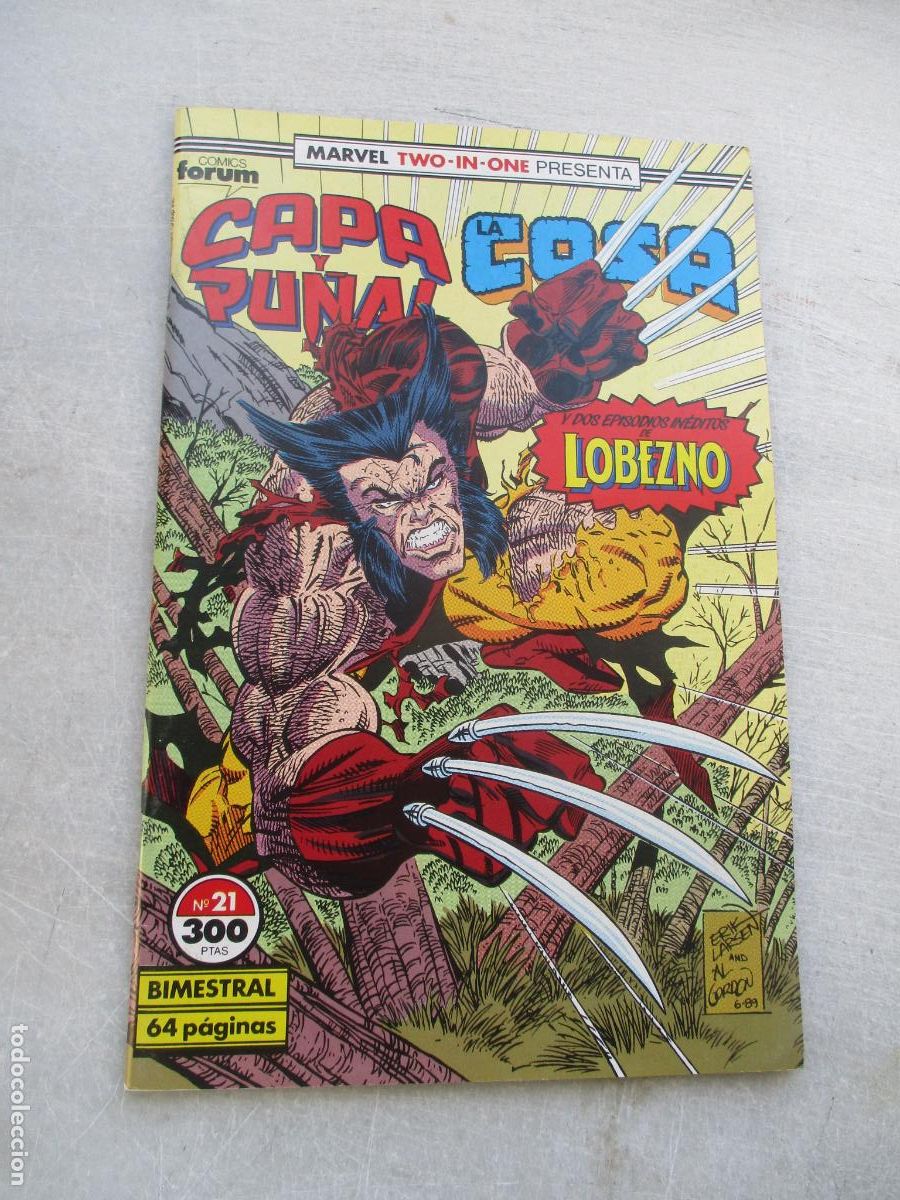 C&oacute;mics: MARVEL TWO-IN-ONE-CAPA Y PU&Ntilde;AL, LA COSA, N&ordm;. 21-. - Foto 1