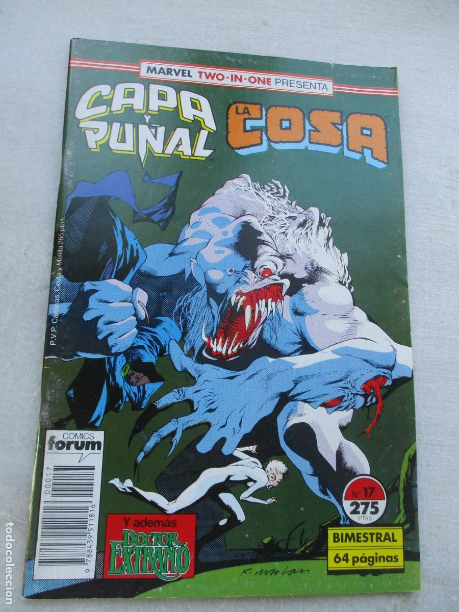 C&oacute;mics: MARVEL TWO-IN-ONE-CAPA Y PU&Ntilde;AL, LA COSA, N&ordm;. 17 - Foto 1