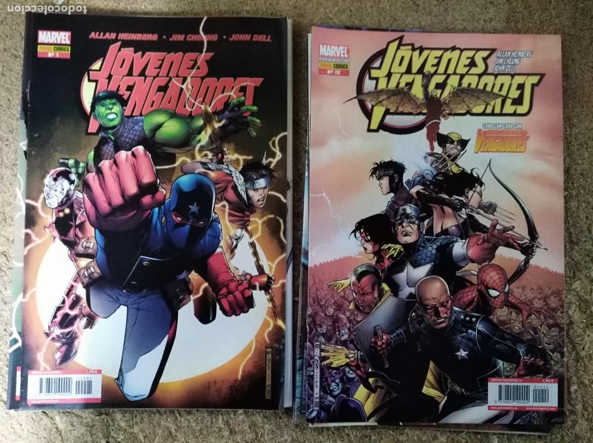 C&oacute;mics: Jovenes Vengadores.Completa 12 comics.Marvel.Panini - Foto 1