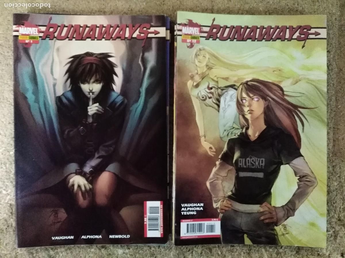 Comics: Runaways.Vol.1.Completa 12 comics.Marvel.Panini