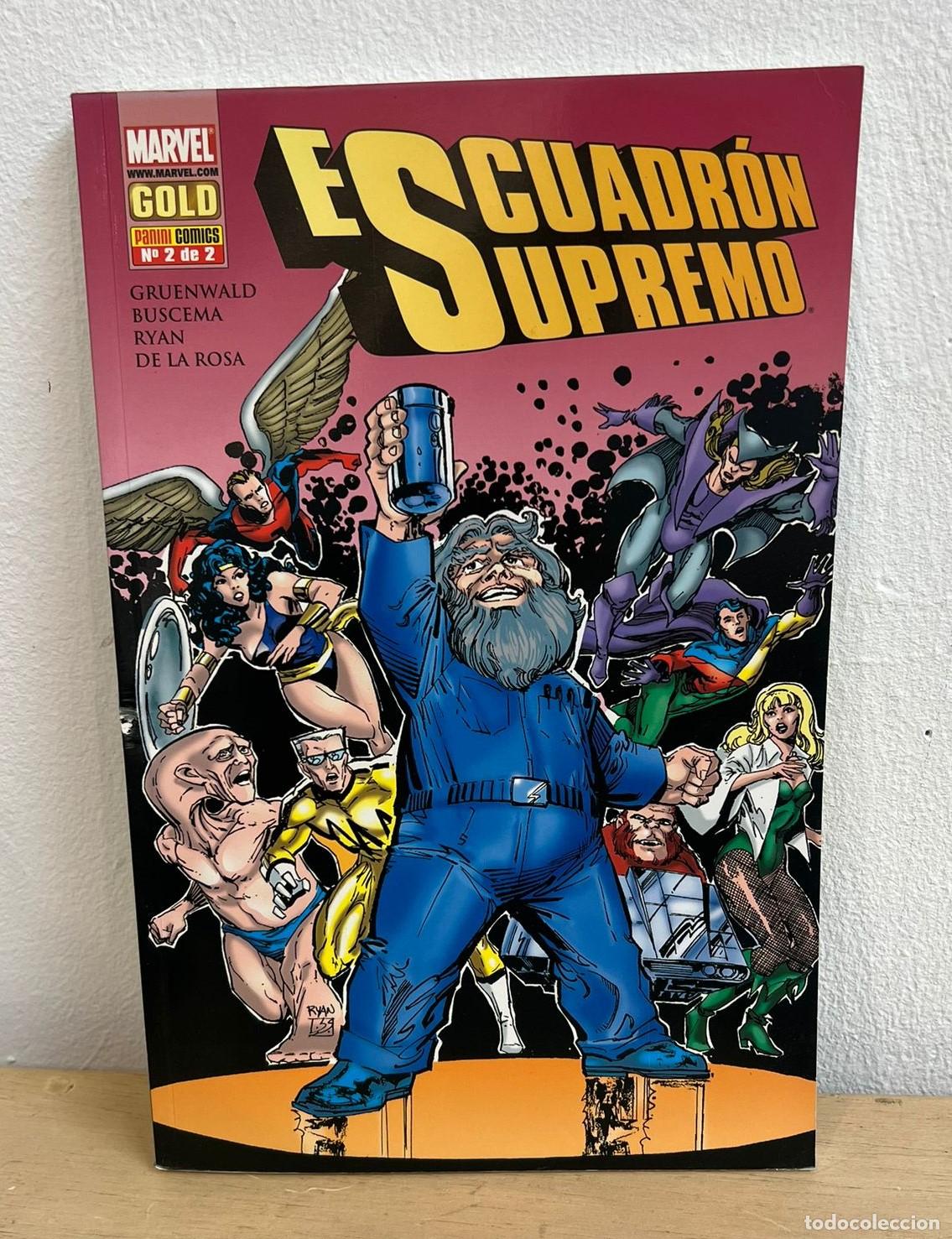 C&oacute;mics: ESCUADR&Oacute;N SUPREMO N.&ordm; 2 DE 2 TOMO &Uacute;NICO PANINI - Foto 1