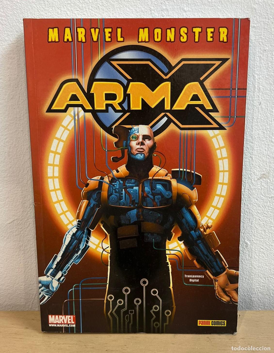 C&oacute;mics: MARVEL MONSTER ARMA X TOMO &Uacute;NICO PANINI - Foto 1