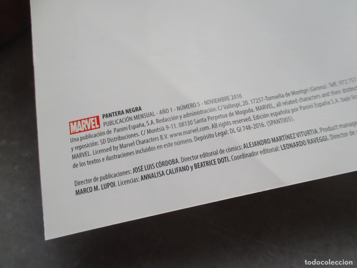 C&oacute;mics: MARVEL, PANTERA NEGRA, N&ordm;. 5- PANINI - Foto 2