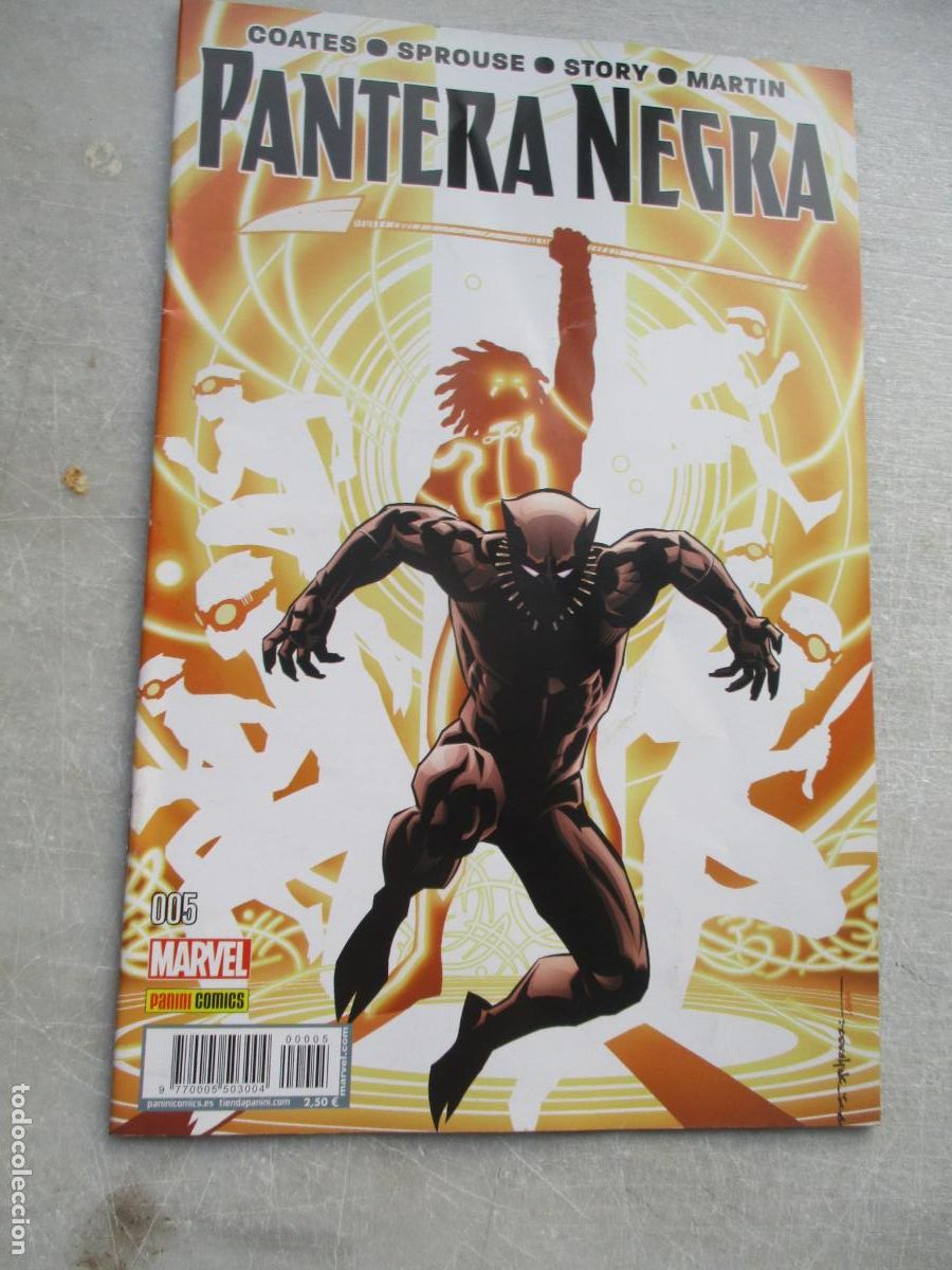 C&oacute;mics: MARVEL, PANTERA NEGRA, N&ordm;. 5- PANINI - Foto 1