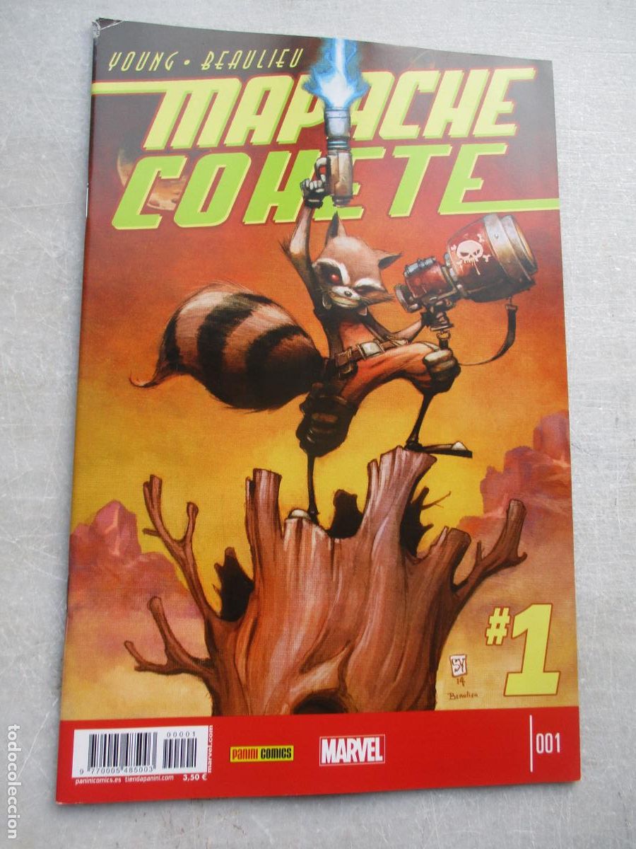 C&oacute;mics: MARVEL,MAPACHE COHETE N&ordm;. 1- PANINI - Foto 1
