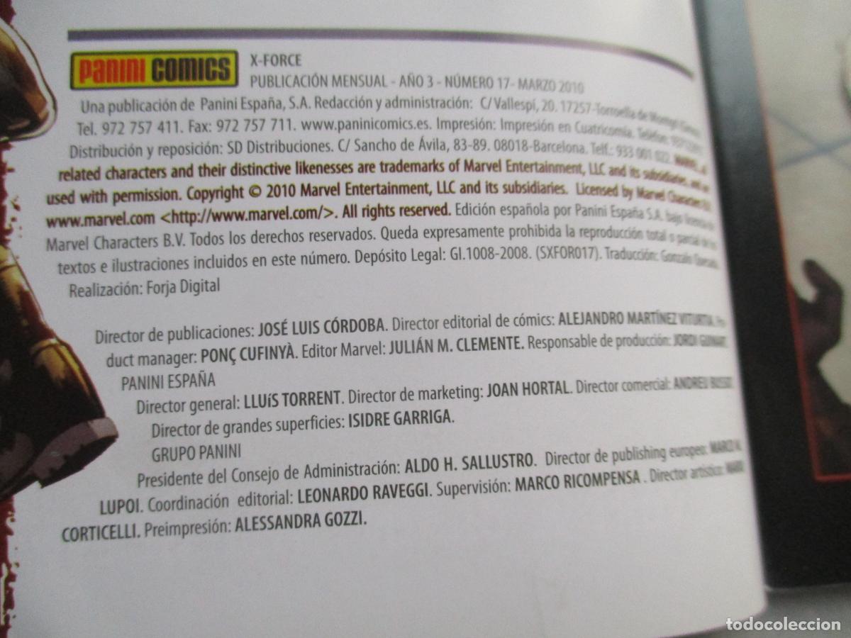 C&oacute;mics: MARVEL, X-FORCE/CABLE LA GUERRA DEL MESIAS-, N&ordm;. 17 PANINI - Foto 2