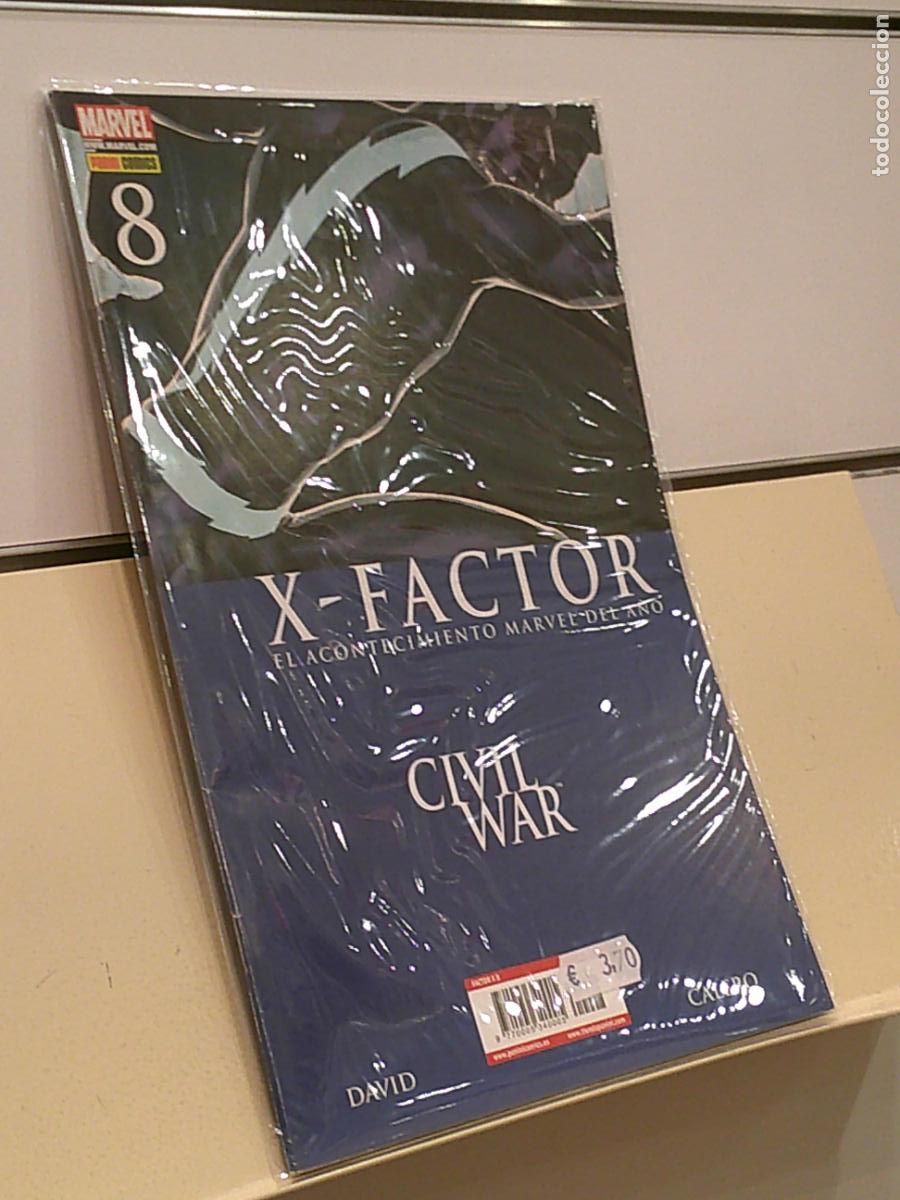 C&oacute;mics: X-FACTOR N&ordm; 8 CIVIL WAR MARVEL - PANINI - Foto 1
