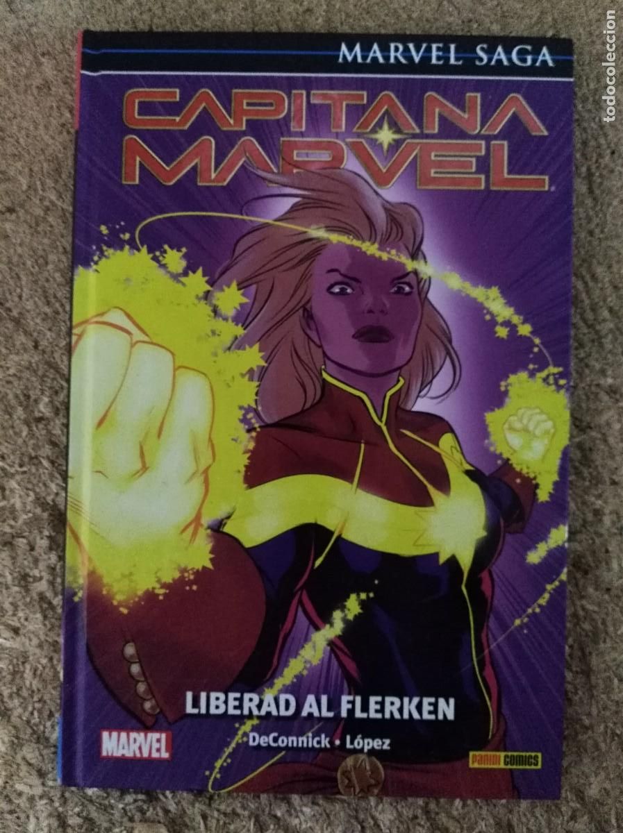 C&oacute;mics: Capitana Marvel.Liberad al Flerken.Marvel Saga.Panini Comics - Foto 1