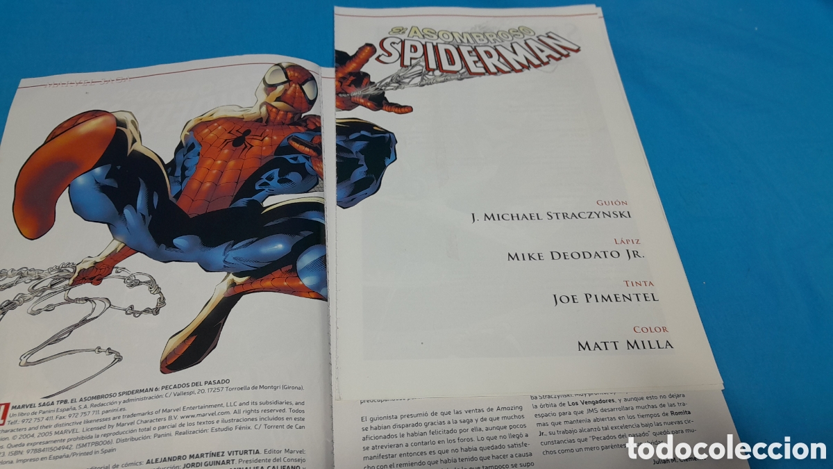 C&oacute;mics: SPIDERMAN - PECADOS DEL PASADO - MARVEL - PANINI COMICS - Foto 7