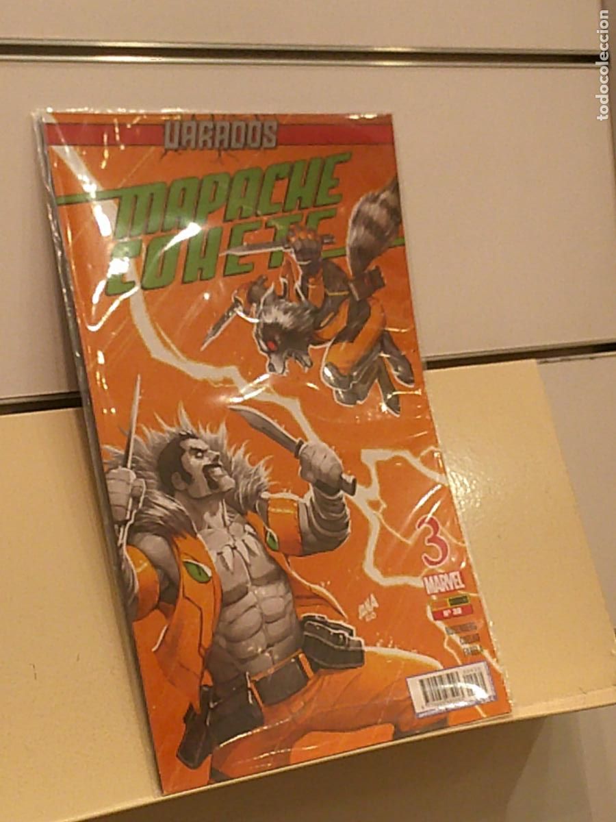 C&oacute;mics: MAPACHE COHETE Y GROOT N&ordm; 3-30 VARADOS MARVEL - PANINI - Foto 1
