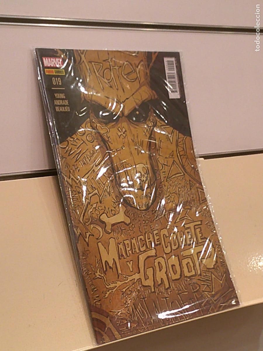 C&oacute;mics: MAPACHE COHETE Y GROOT N&ordm; 19 MARVEL - PANINI - Foto 1
