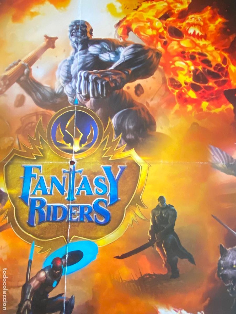 C&oacute;mics: FANTASY RIDERS - MAPA ZONA DE ATAQUE. PANINI - Foto 2