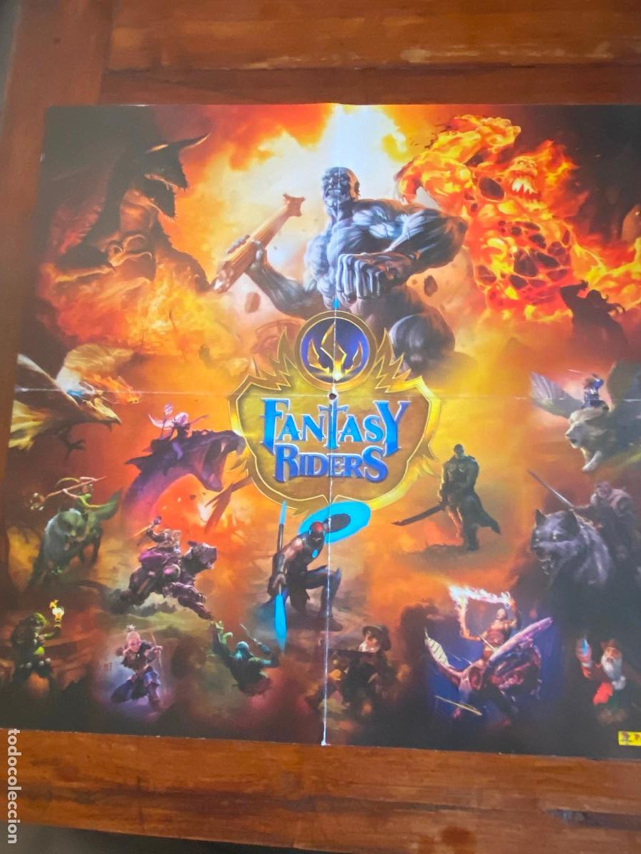 C&oacute;mics: FANTASY RIDERS - MAPA ZONA DE ATAQUE. PANINI - Foto 1