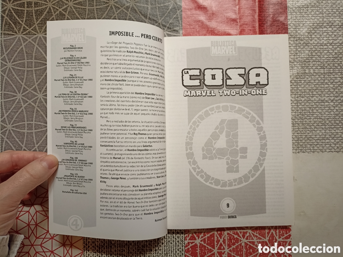 C&oacute;mics: BIBLIOTECA MARVEL: LA COSA N&deg;9, 10 -Panini- - Foto 4