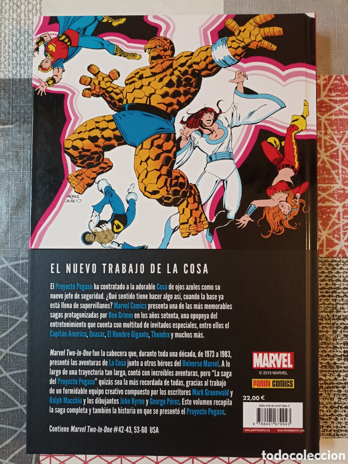 C&oacute;mics: 100% MARVEL HC. LA COSA: LA SAGA DEL PROYECTO PEGASO -Panini- - Foto 3