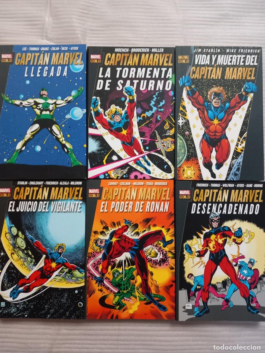C&oacute;mics: Capit&aacute;n Marvel Vol. 1 y 2 completa. - Foto 1