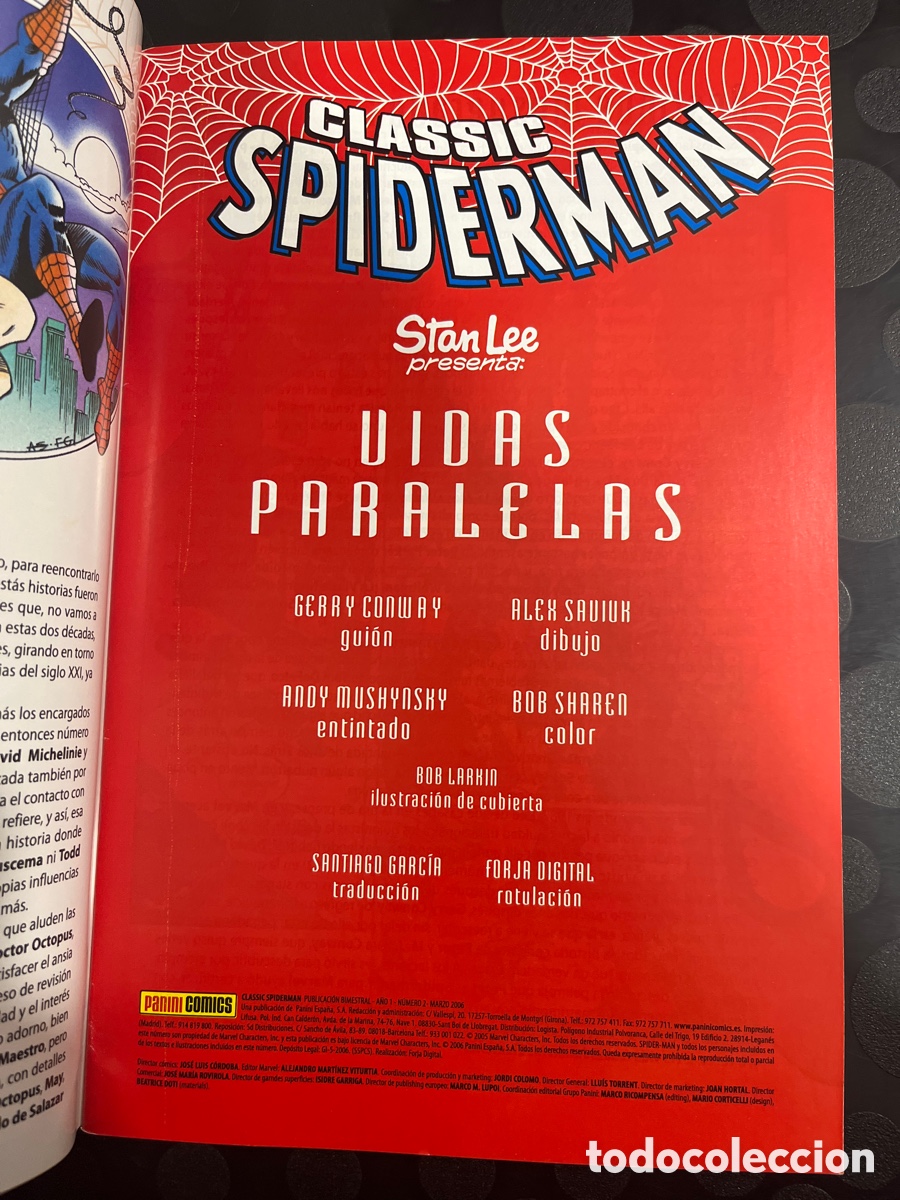 C&oacute;mics: CLASSIC SPIDERMAN N.2 VIDAS PARALELAS ( 2006/2007 ) - Foto 3