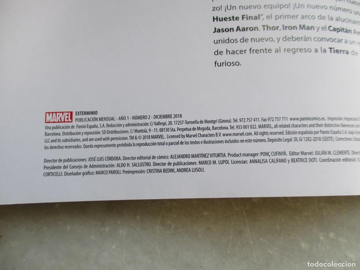 C&oacute;mics: MARVEL, EXTERMINIO, N&ordm;. 2- PANINI - Foto 2