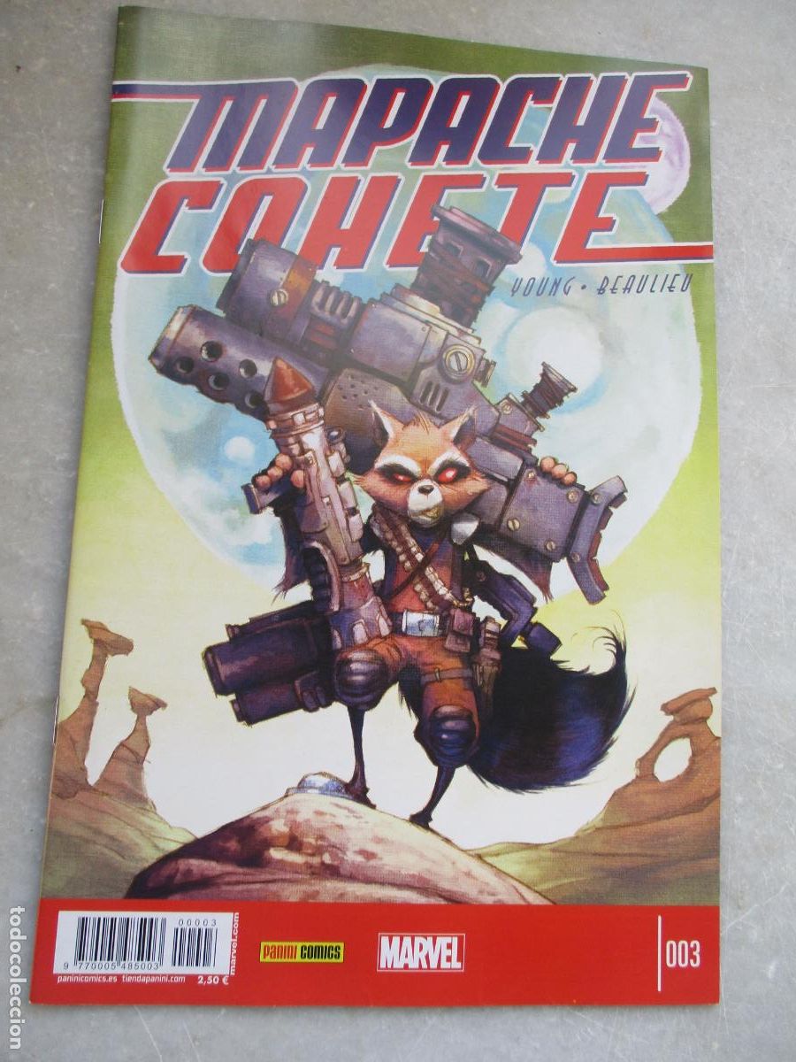 C&oacute;mics: MARVEL, MAPACHE COHETE, N&ordm;3- PANINI - Foto 1