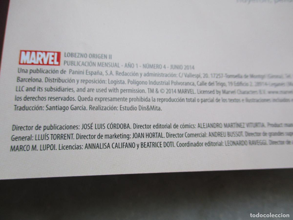 C&oacute;mics: MARVEL, ORIGEN II N&ordm;4- PANINI - Foto 2