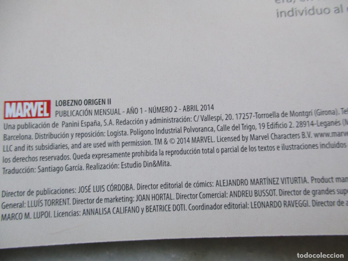 C&oacute;mics: MARVEL, ORIGEN II N&ordm;2- PANINI - Foto 2