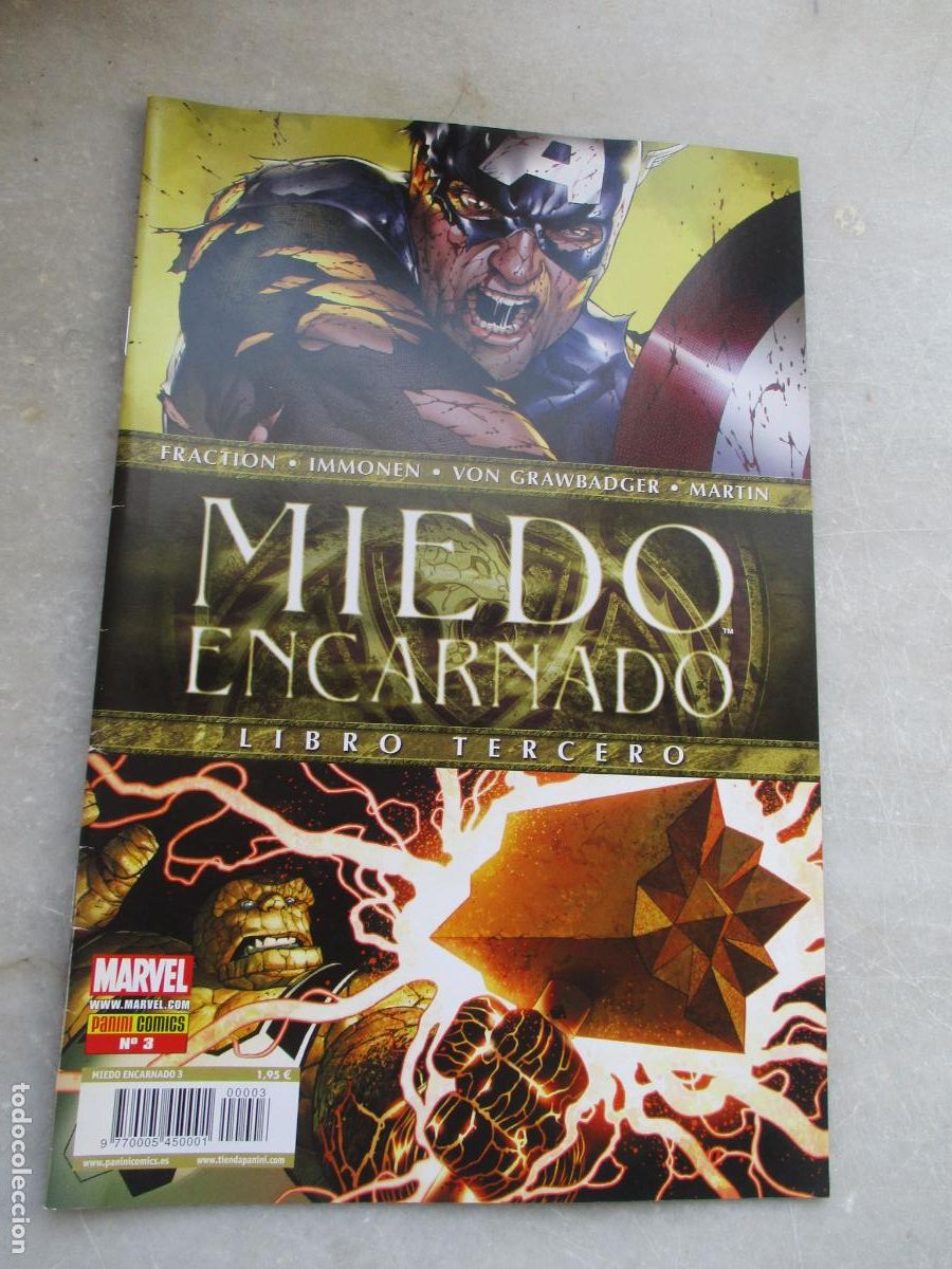C&oacute;mics: MARVEL, MIEDO ENCARNADO, LIBRO TERCERO, N&ordm;. 3- PANINI - Foto 1