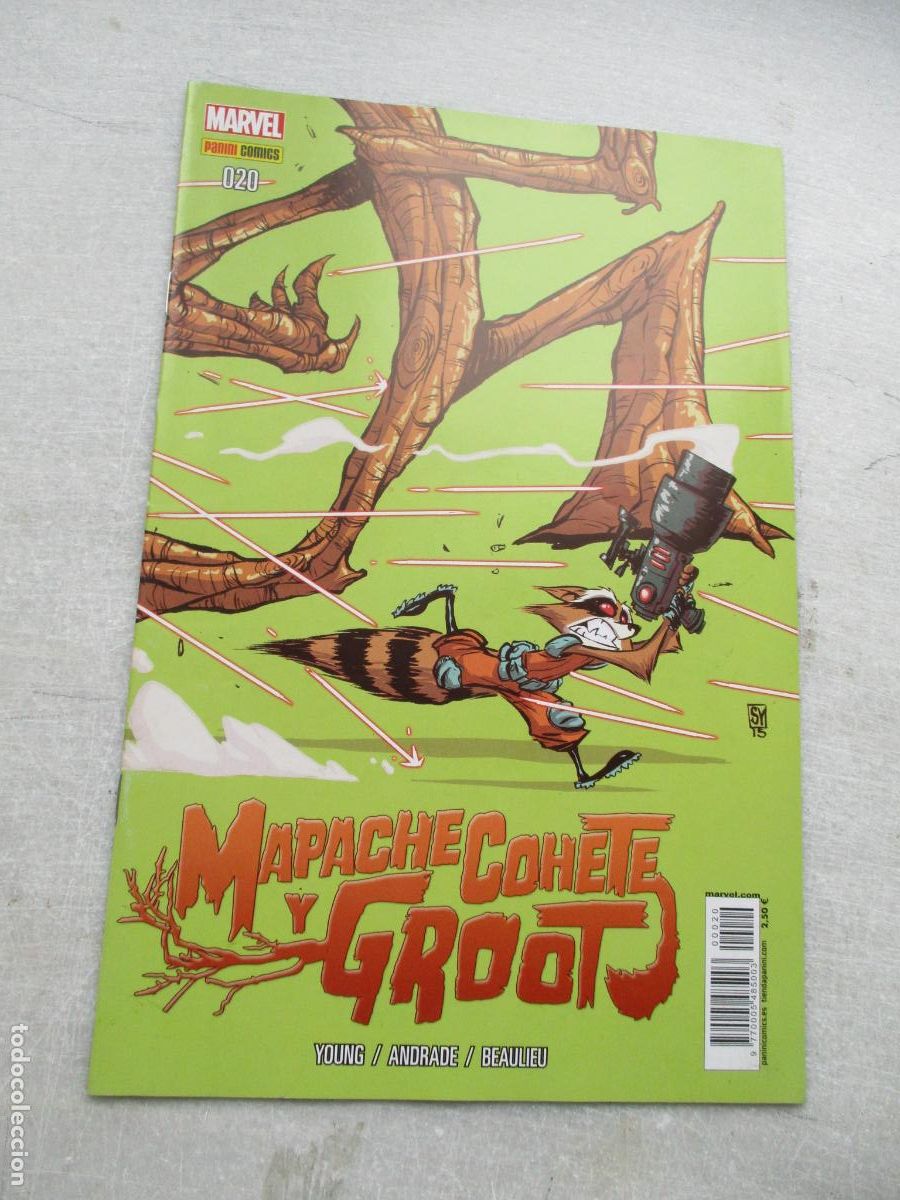 C&oacute;mics: MARVEL-MAPACHE COHETE Y GROOT N&ordm;. 020- PANINI - Foto 1