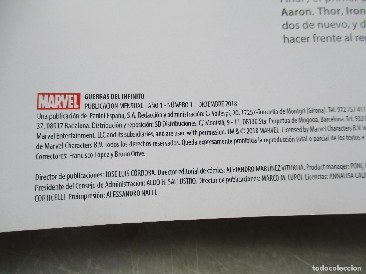 C&oacute;mics: MARVEL-GUERRERAS DEL INFINITO-N&ordm;. 1- PANINI - Foto 2