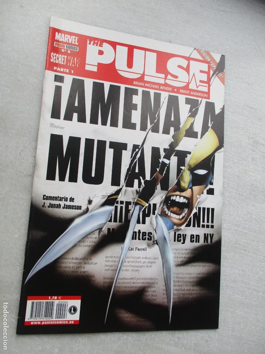 C&oacute;mics: MARVEL- the pulse,-N&ordm;. 6- PANINI - Foto 1