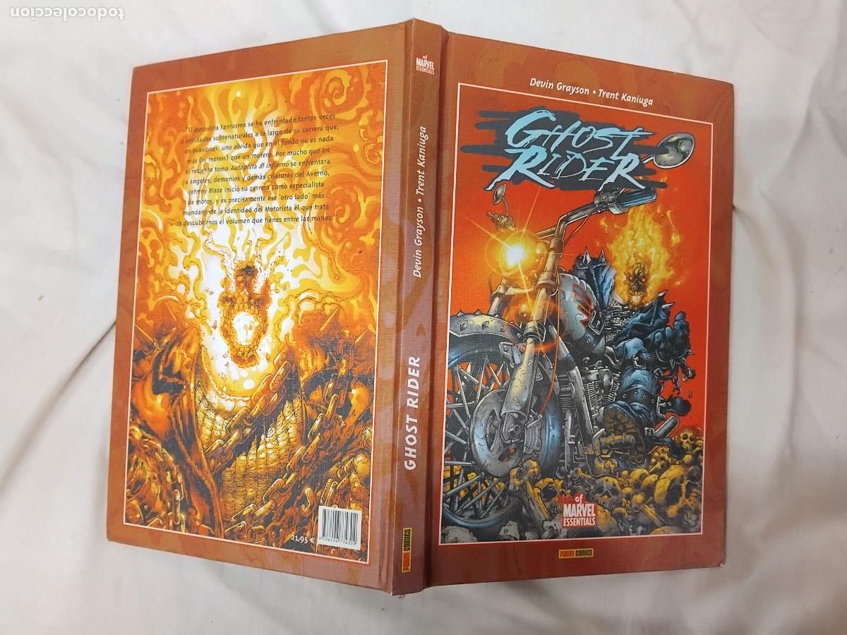 C&oacute;mics: GHOST RIDER - DEVIN GRAYSON / TRENT KANIUGA - MARVEL ESSENTIALS PANINI COMICS 2006. - Foto 1