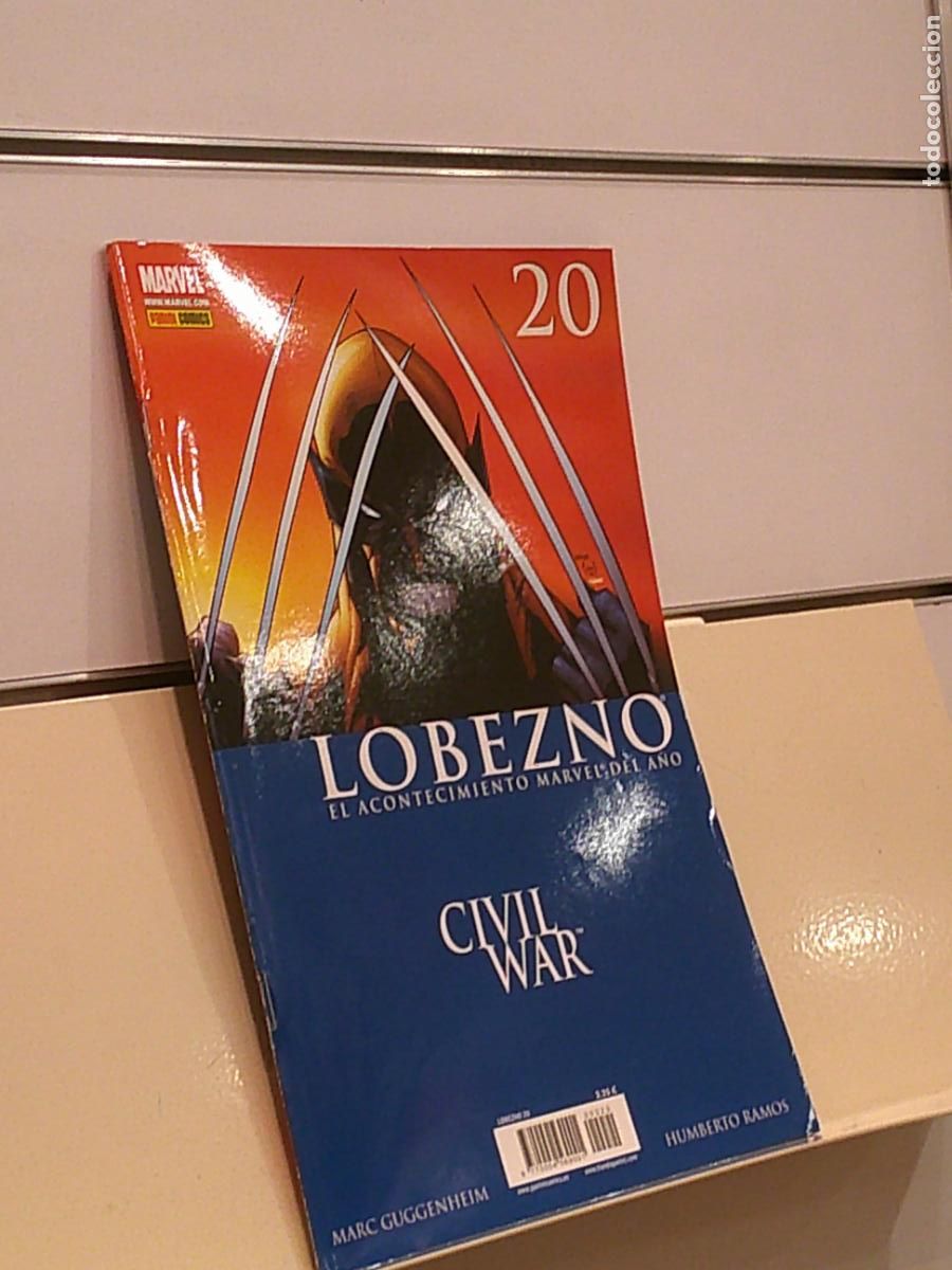 C&oacute;mics: LOBEZNO VOL. 4 N&ordm; 20 CIVIL WAR MARVEL - PANINI - Foto 1
